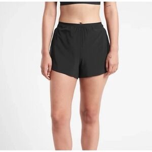 Athleta‎ Interval Run Short NWT Black Women's size 1X Athletic Gym Running $59